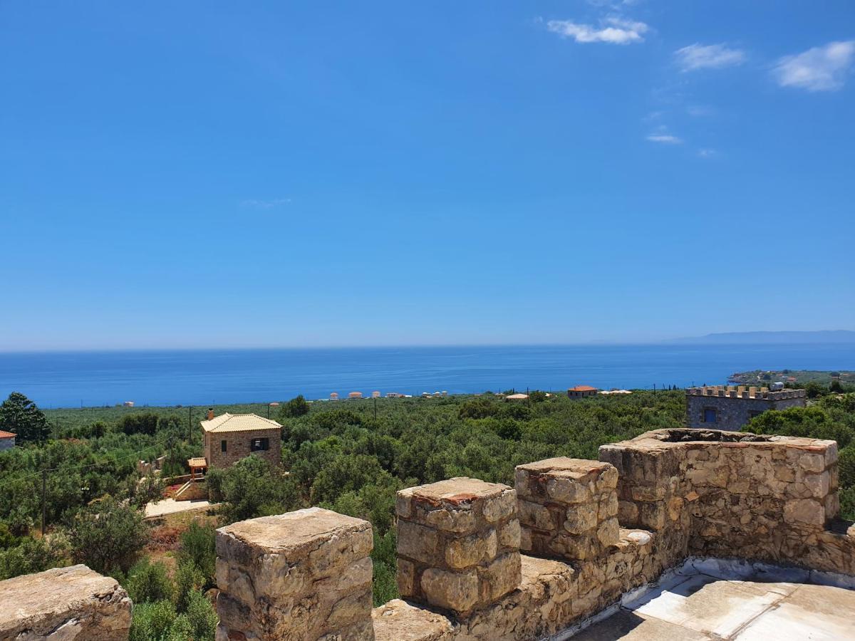 Stoupa Mani Tower Apartment Bagian luar foto